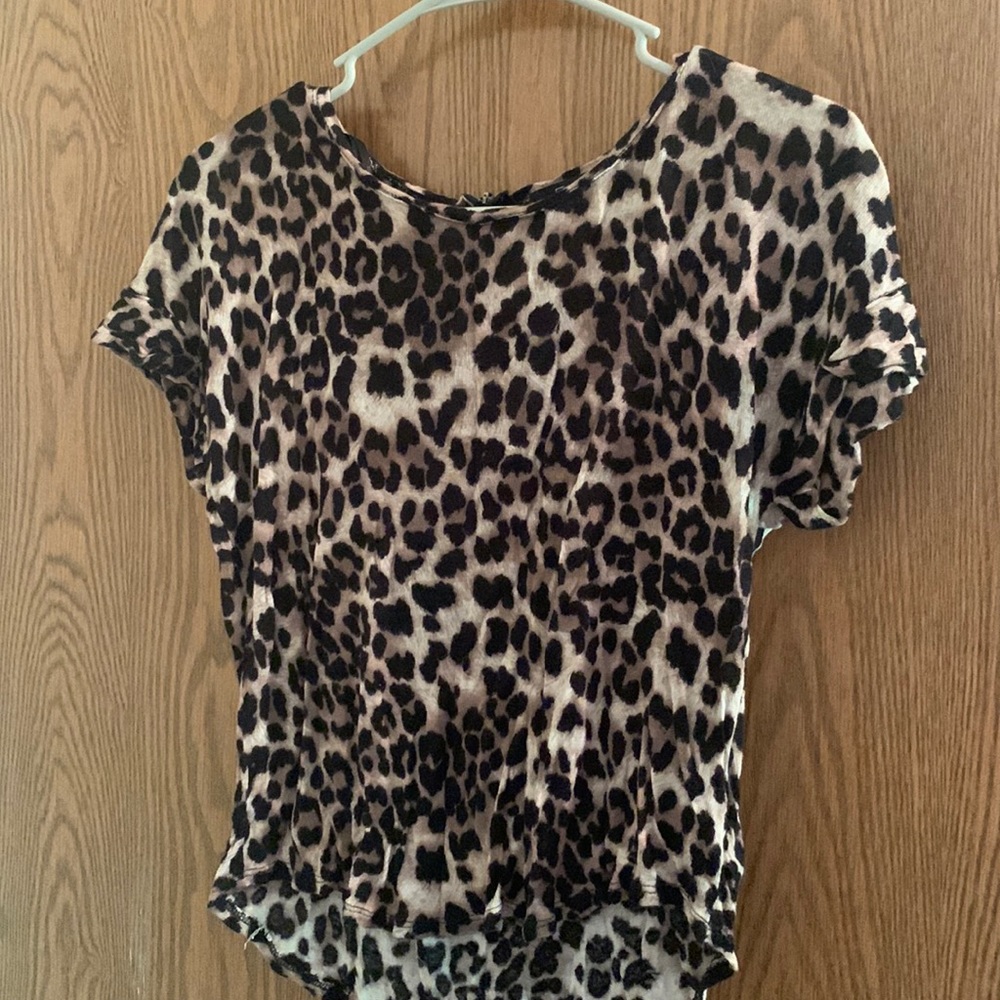 Leopard Print Crop Top
